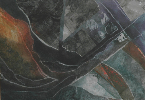 Re-charting: familiar landscape II