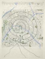 Paris city map: clues to the labyrinth, no I
