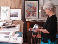 Mimi in her studio